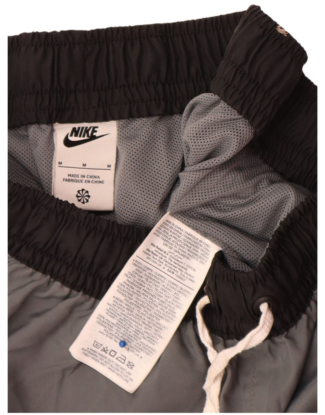 Pantaloni scurți de înot Nike pentru bărbați, gri mediu, poliester color bloc
