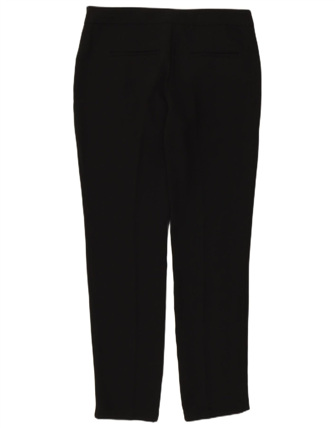Pantaloni chino subțiri pentru femei Benetton UK 10 Small W29 L29 Poliester negru