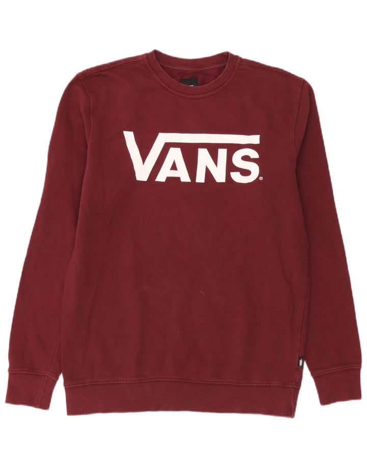 Hanorac grafic pentru bărbați Vans Jumper Medium Burgundy