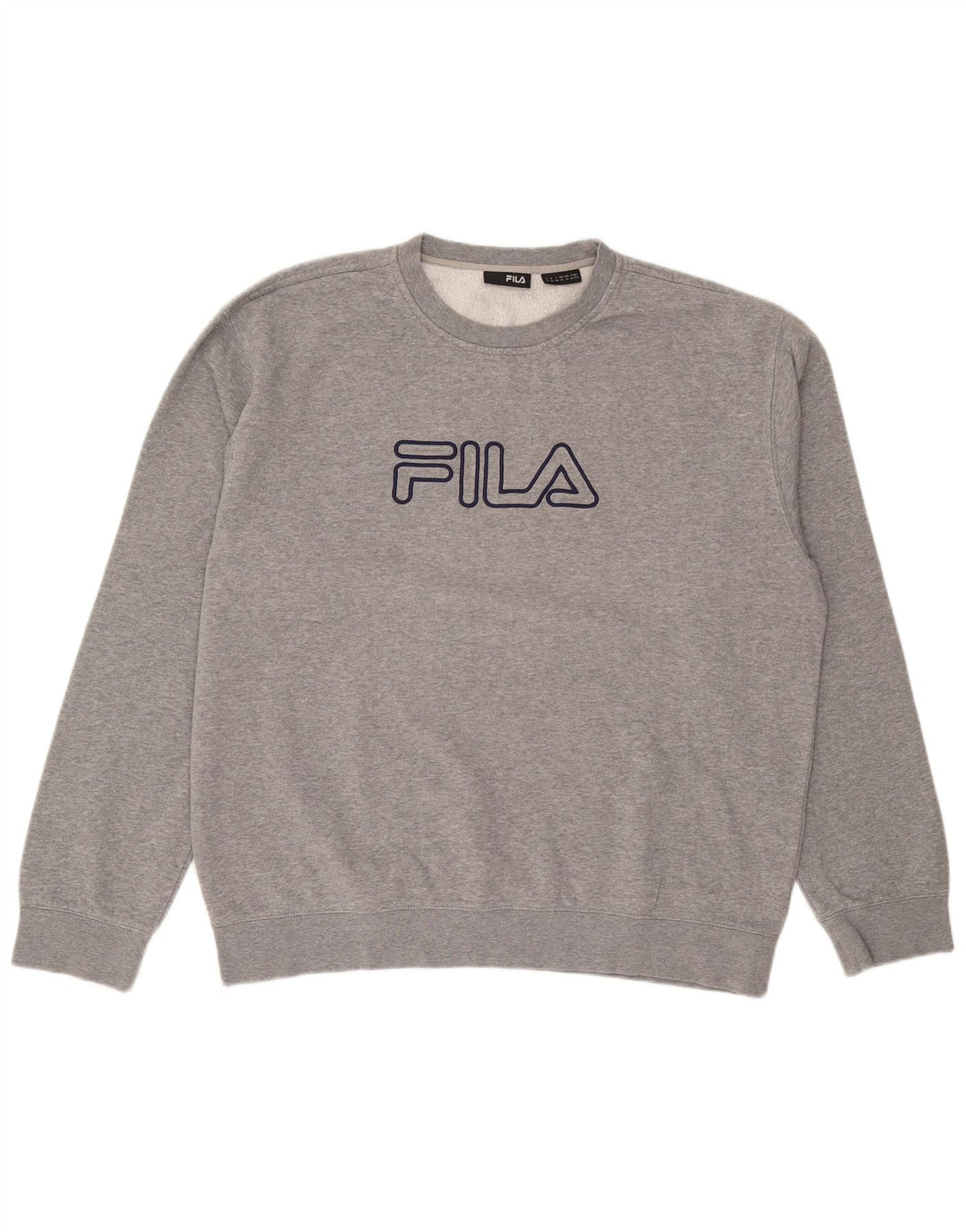 Hanorac cu grafic pentru bărbați Fila Jumper XL, gri pătat