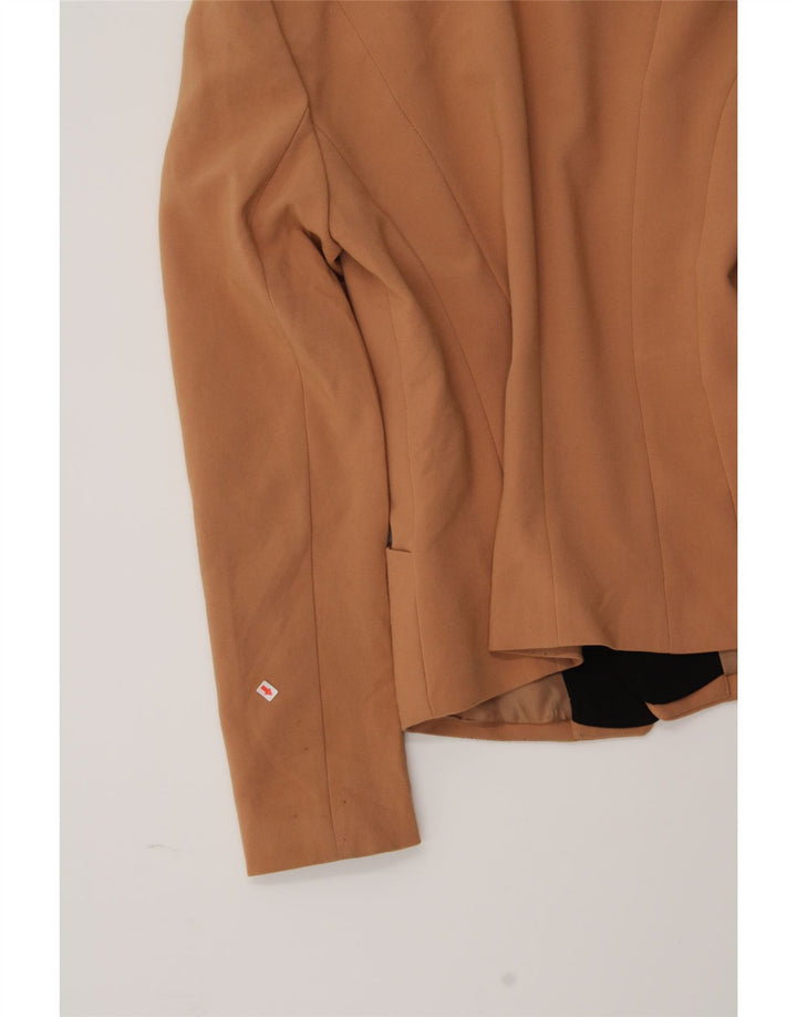 OASIS Womens Open Blazer Jacket UK 8 Small  Orange Polyester Vintage Oasis and Second-Hand Oasis from Messina Hembry 