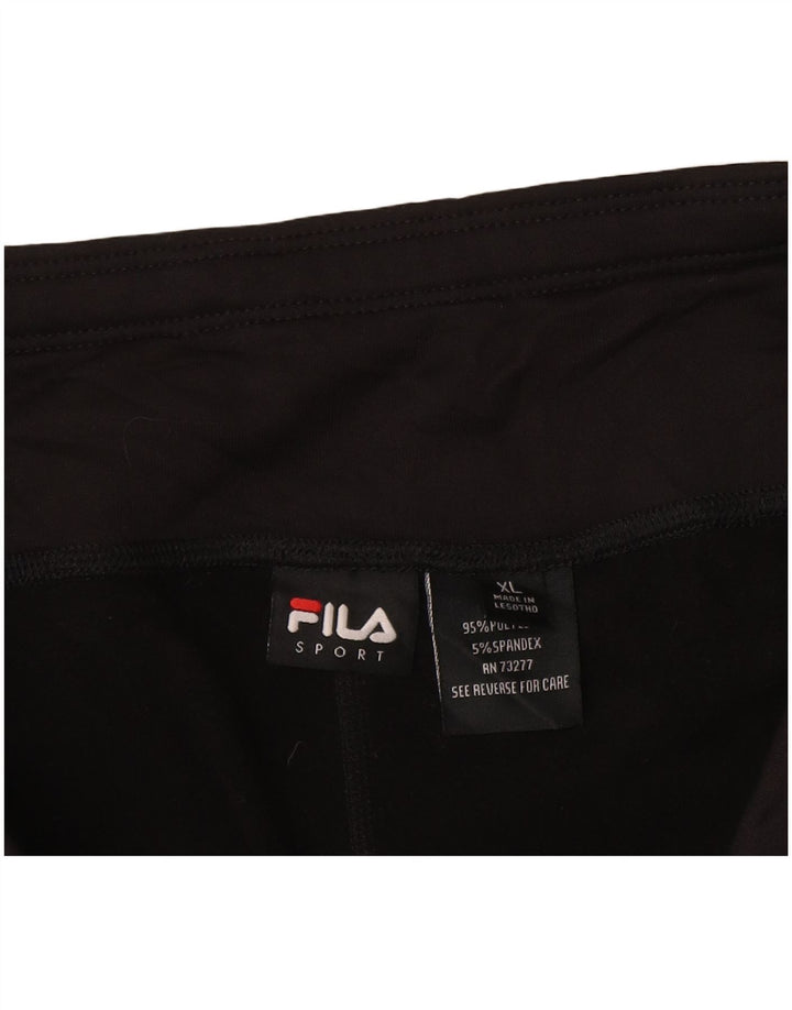 Leggings pentru femei Fila UK 18 XL Poliester negru
