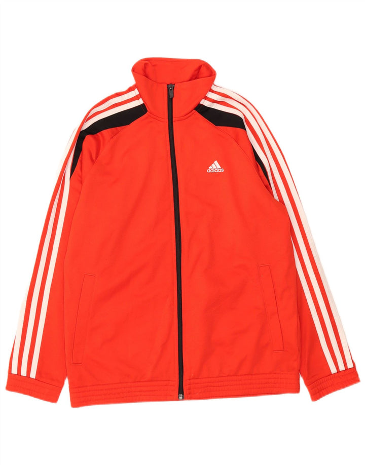 Jachetă Adidas Fete Trening Top 13-14 Ani Poliester Roșu