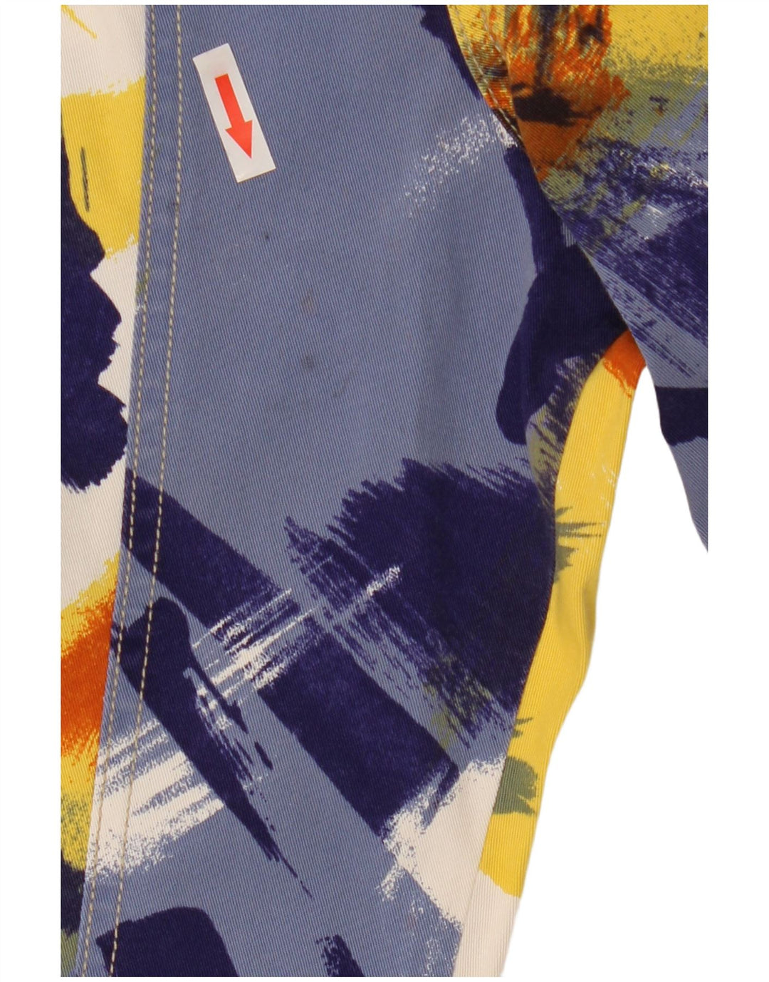 Bermude pentru damă Jeckerson W33 Medium, multicolor, din bumbac Tie Dye