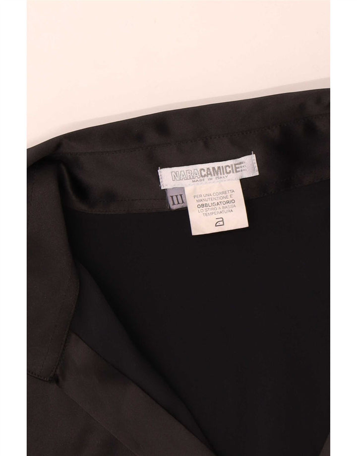 Bluză cămașă pentru femei Naracamicee UK 12 Poliester mediu negru