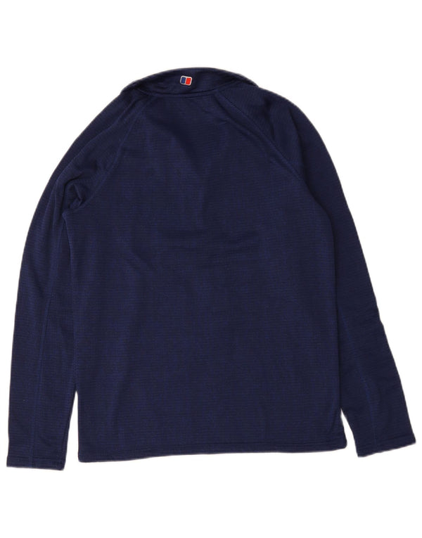 Berghaus Boys Zip Neck Pullover Tracksuit Top 12-13 Years Navy Blue