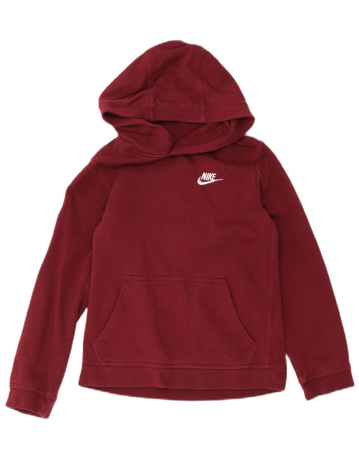 Pulover Nike pentru băieți, 10-11 ani, bumbac maro mediu
