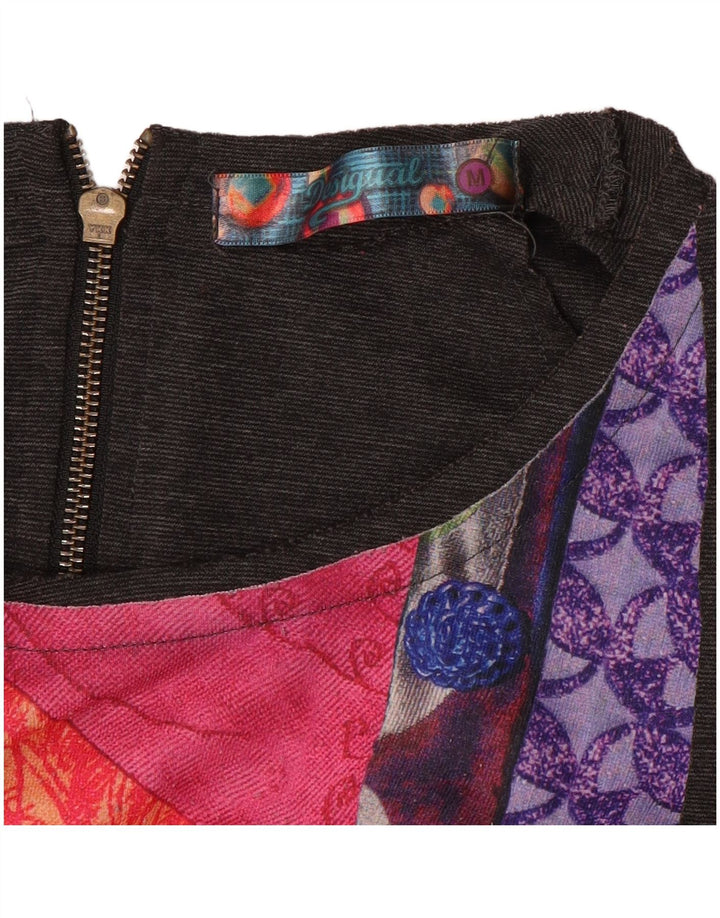 Rochie teacă pentru femei DESIGUAL UK 12, gri mediu, mozaic