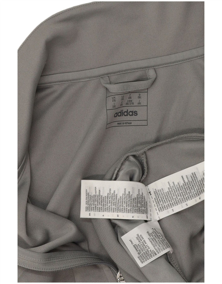 Jachetă de trening pentru bărbați Adidas Aeroready, 2XL, poliester color bloc, gri