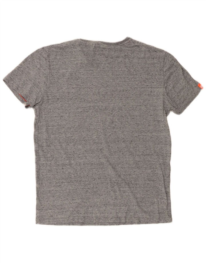 Tricou Superdry pentru bărbați Top mare din bumbac cu pete gri