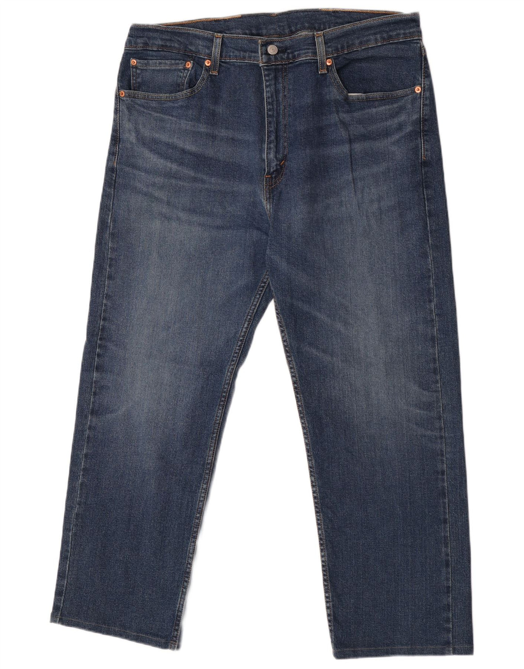 Blugi drepti pentru bărbați Levi's 505 W38 L30 Bumbac albastru