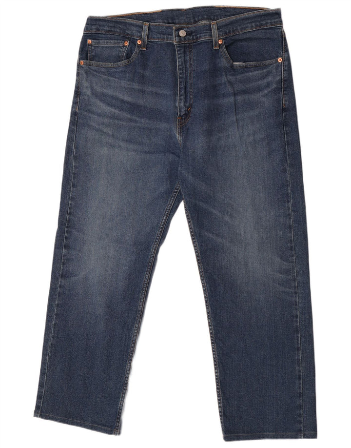 Blugi drepti pentru bărbați Levi's 505 W38 L30 Bumbac albastru