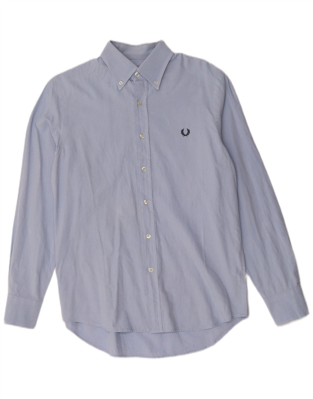 FRED PERRY Cămașă Slim Fit pentru bărbați, bumbac albastru mediu