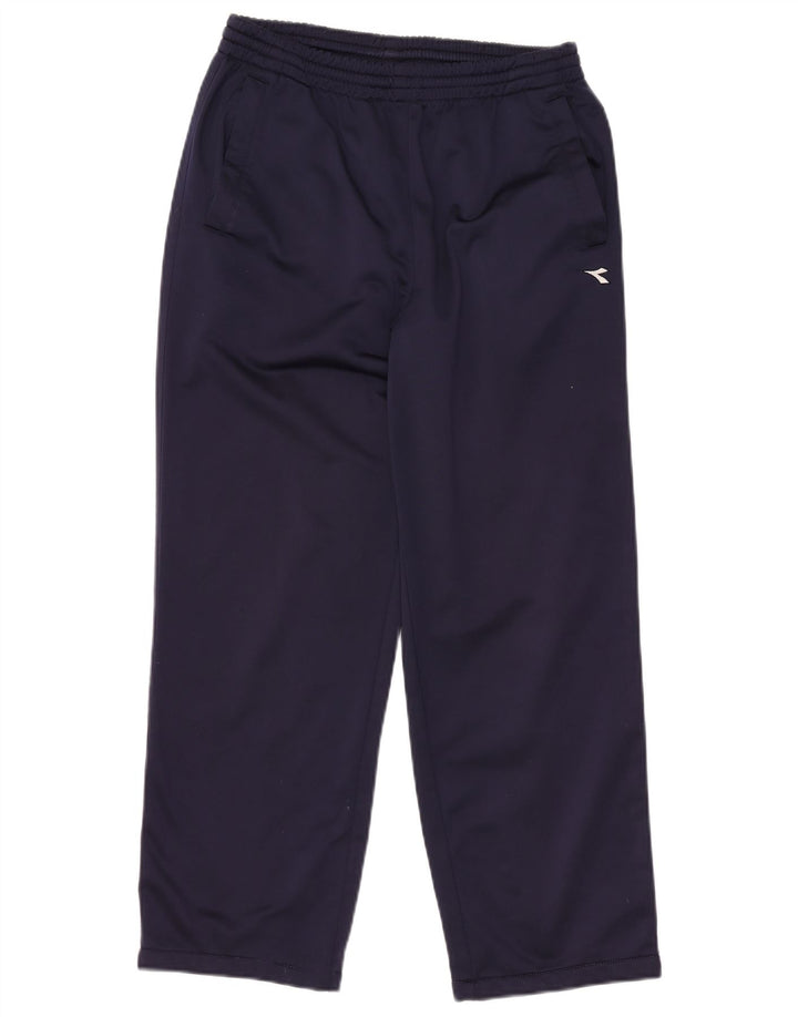 Pantaloni de trening pentru femei DIADORA UK 16, mare, poliester bleumarin