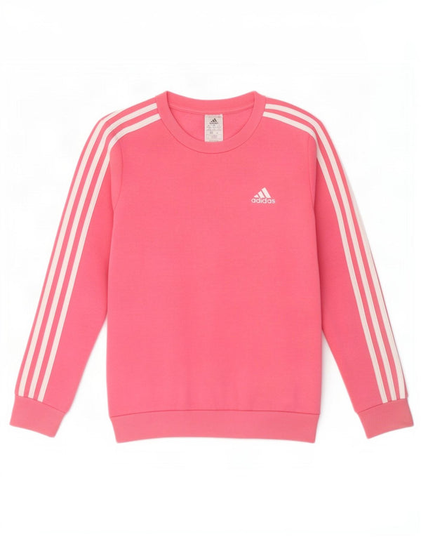 Pulover adidas supradimensionat pentru femei UK 4/6 XS bumbac roz