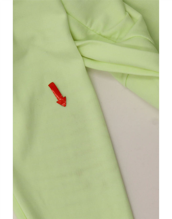 Top de trening Nike Dri Fit, cu fermoar și gât, pentru femei, UK 14, verde mediu