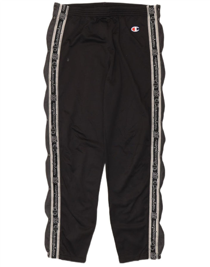 Pantaloni de trening grafic pentru bărbați Champion, mari, negri