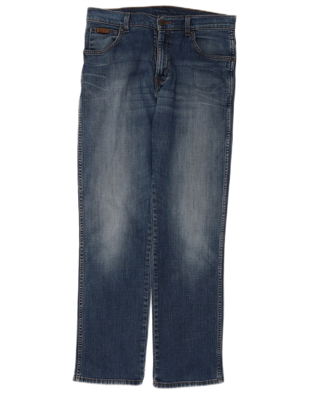 WRANGLER Blugi pentru bărbați Texas Stretch drepte W33 L30 Bumbac albastru