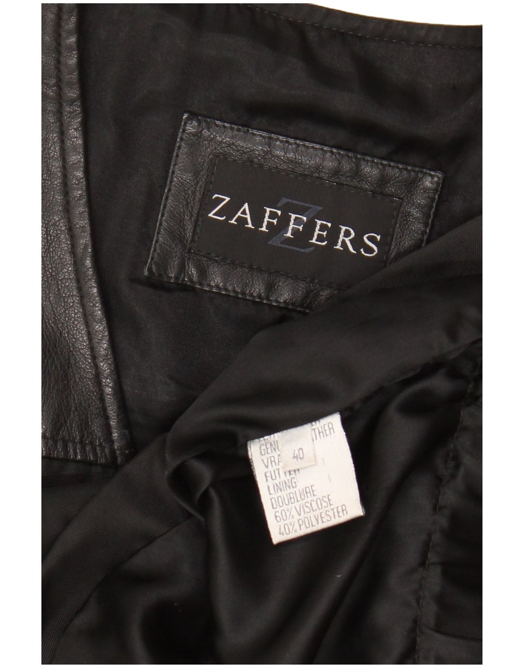 Gilet vintage pentru femei supradimensionat IT 40 Small Black Leather