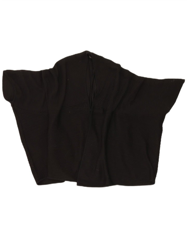Top cardigan poncho supradimensionat pentru femei Zara UK 14 Medium Negru
