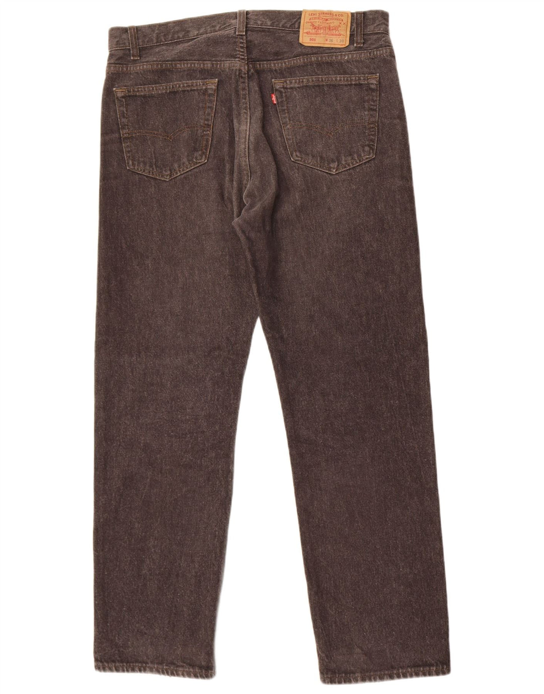 Blugi drepti pentru bărbați Levi's 501 W36 L30 gri