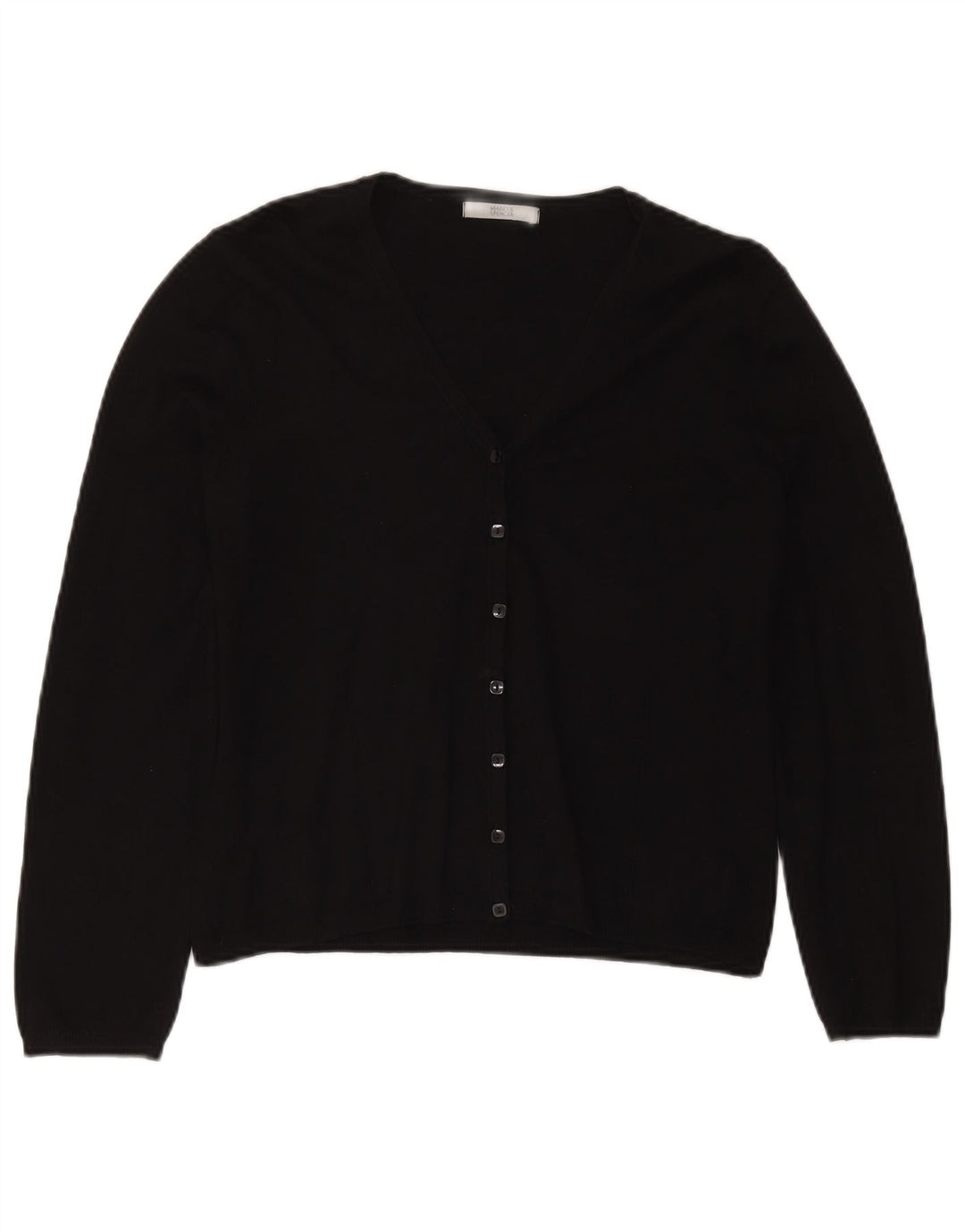 Pulover cardigan pentru femei Marks & Spencer UK 14 Medium Black Viscose