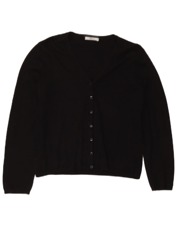 Pulover cardigan pentru femei Marks & Spencer UK 14 Medium Black Viscose