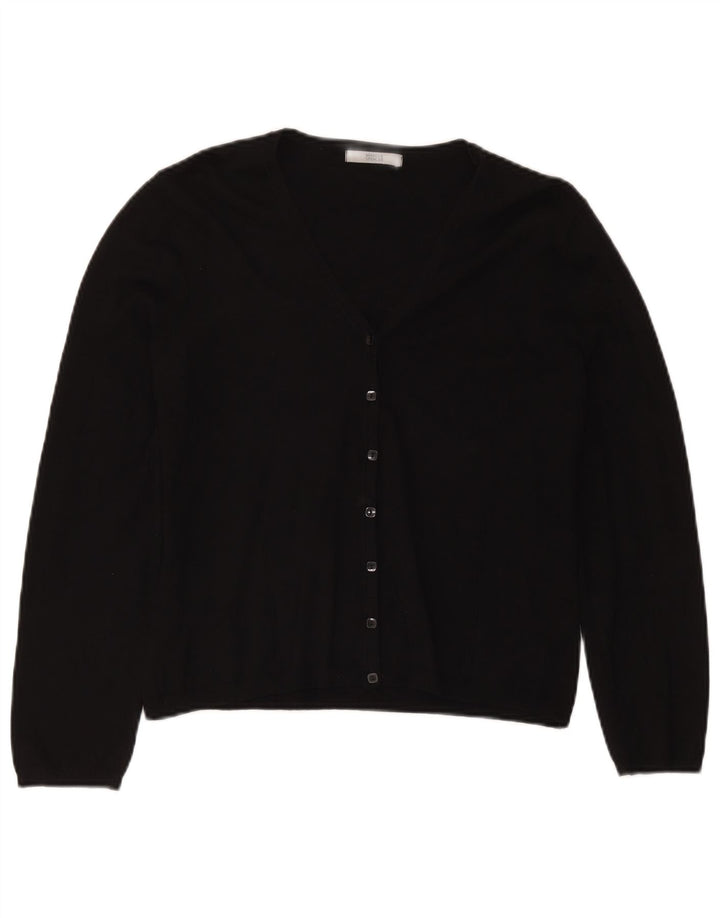 Pulover cardigan pentru femei Marks & Spencer UK 14 Medium Black Viscose