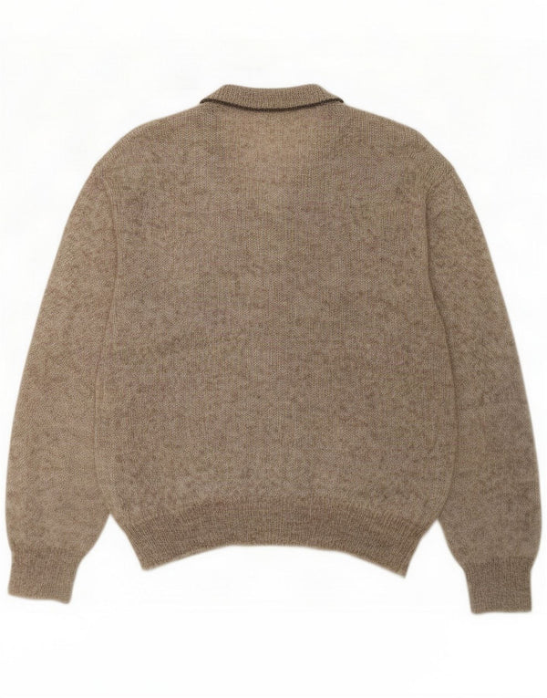 Pulover Berluti cardigan grafic pentru femei IT 44 mare bej