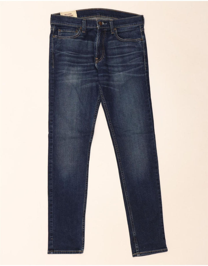 Blugi Hollister pentru femei super skinny W31 L32 albastru