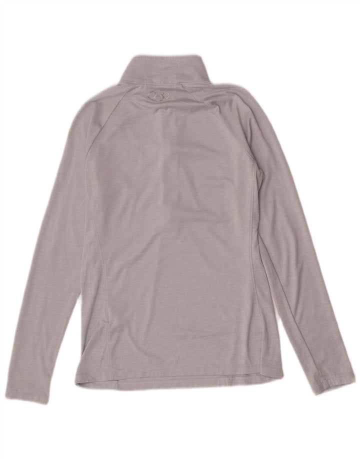 Top de trening Under Armour pentru femei Heat Gear Pullover UK 10 Small Gri