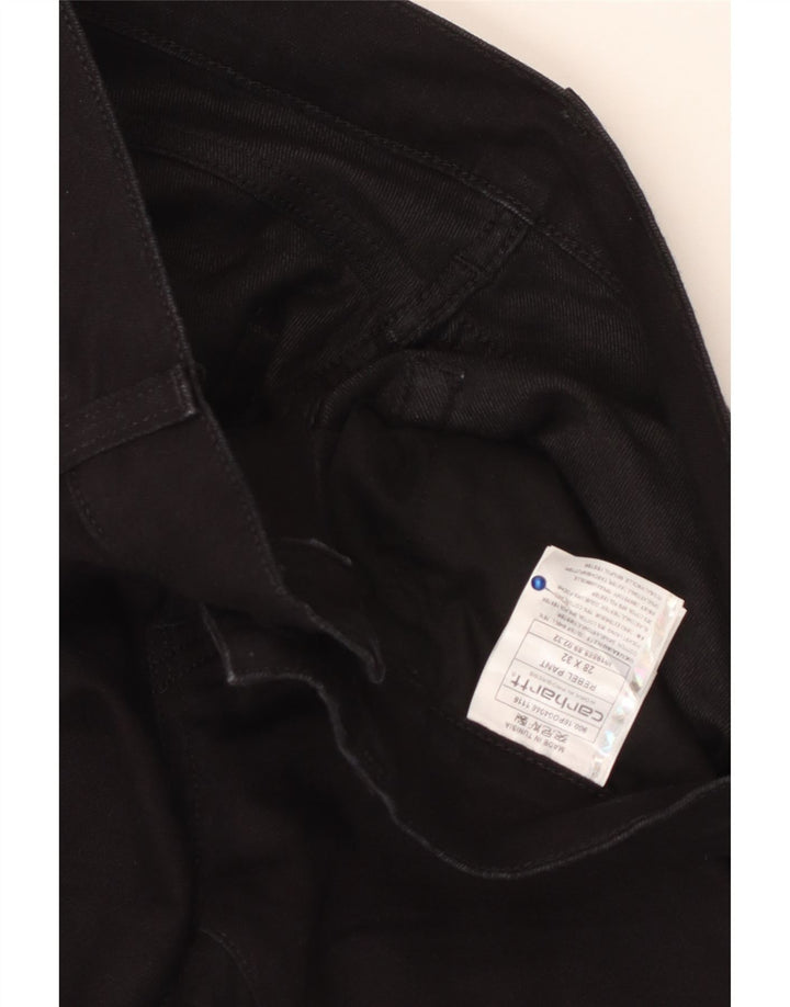 Blugi slim pentru femei CARHARTT W28 L32 bumbac negru