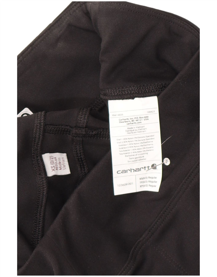 Leggings obișnuiți pentru femei Carhartt US 0/2 XS Nylon negru
