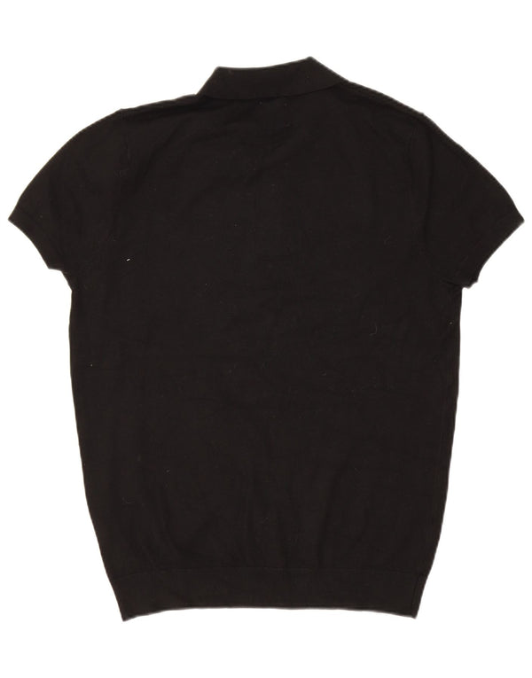 Tricou polo pentru bărbați Zara Medium Negru