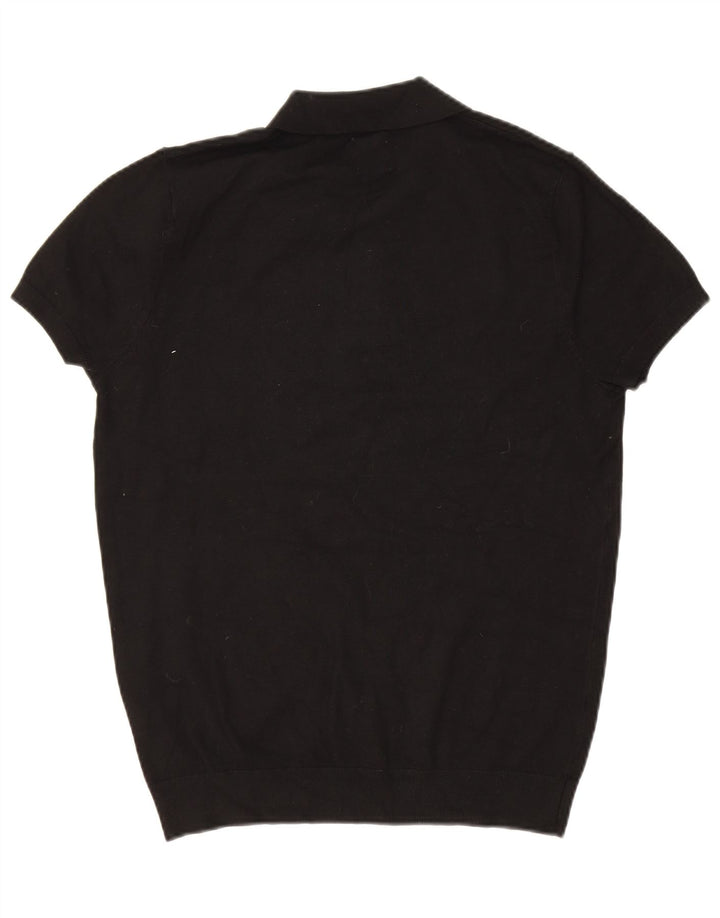 Tricou polo pentru bărbați Zara Medium Negru