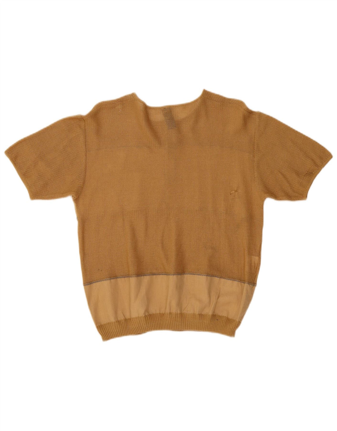 MODIGLIANI Pulover pentru femei cu decolteu rotund IT 48 XL Bej Bloc de culoare