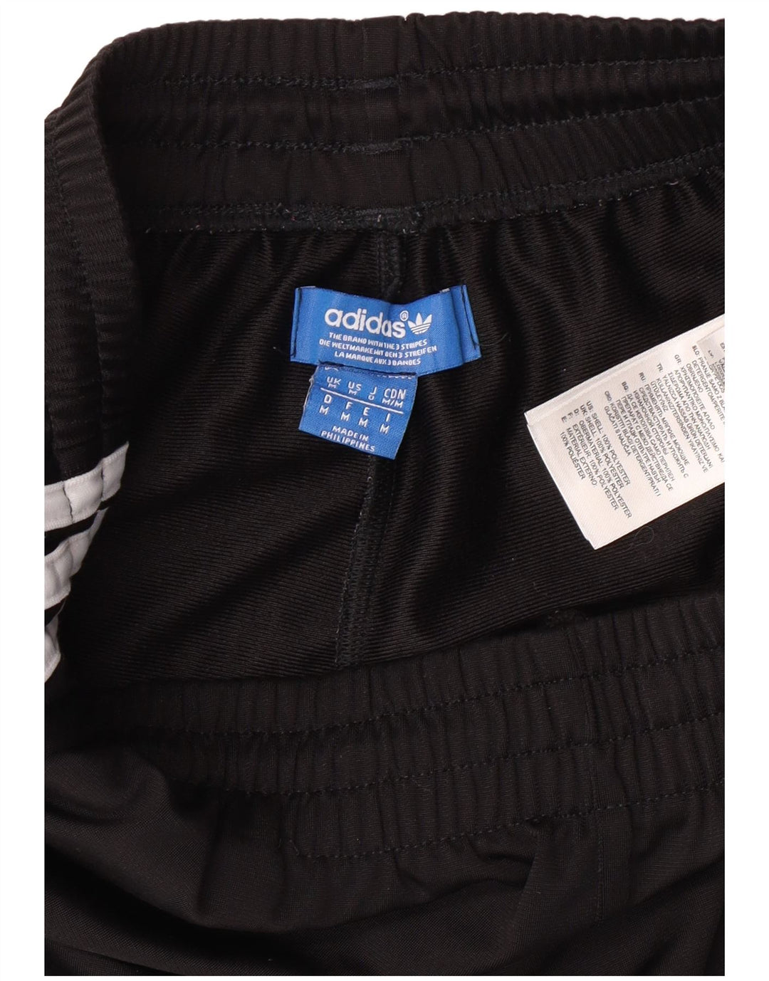 Pantaloni de trening ADIDAS pentru bărbați, poliester mediu negru