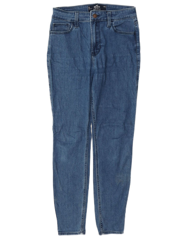 Blugi super skinny Hollister pentru femei cu talie înaltă L26 L26 bumbac albastru