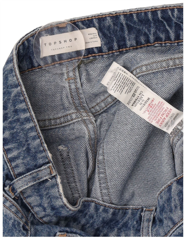 Topshop Blugi Bootcut pentru Damă W32 L32 Bumbac Albastru
