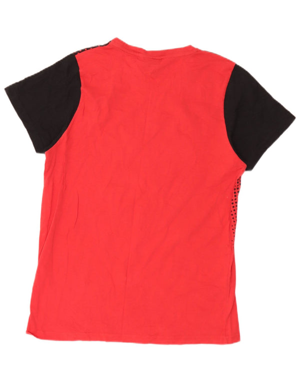 Majestic Mens New York Yankees Graphic T-Shirt Top Large Red Colourblock