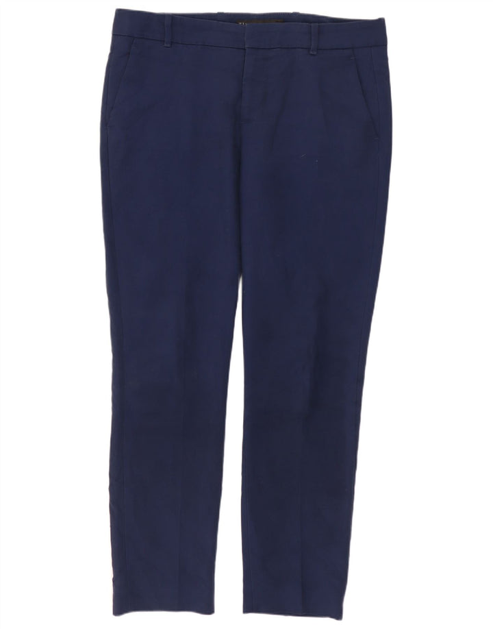 Pantaloni chino slim pentru femei Zara Mediu L28 L28 Bleumarin