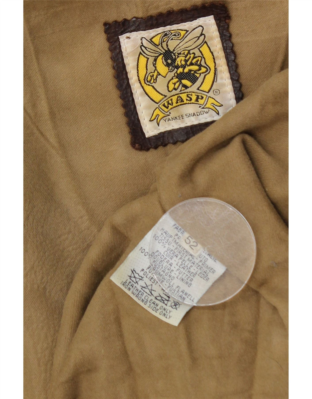 Jachetă de piele pentru bărbați VINTAGE IT 52 XL din piele maro