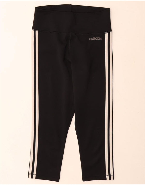Leggings Adidas Climalite Capri pentru femei UK 8/10 Small Black