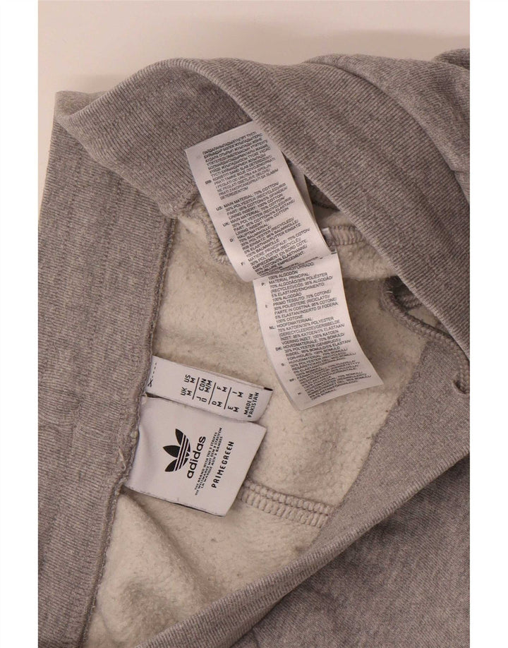 Pantaloni de trening pentru bărbați Adidas Pantaloni de jogging, bumbac cu pete gri mediu