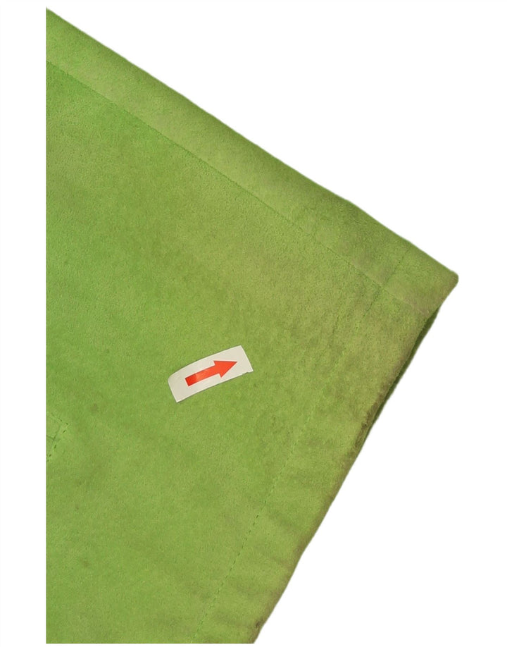 Geaca de piele intoarsa pentru femei Gai Mattiolo UK 16 Large Green