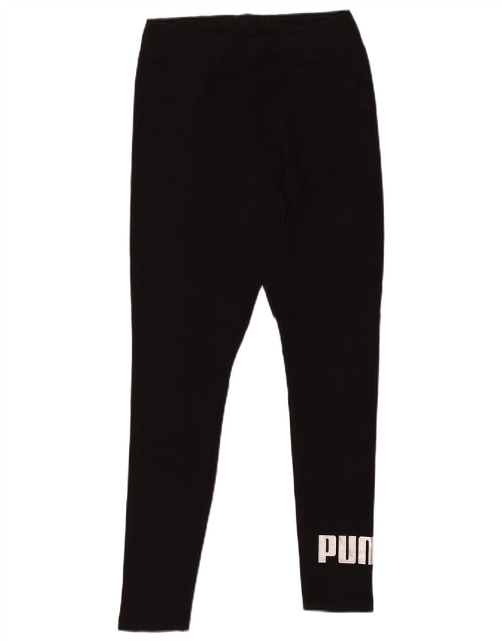 Leggings grafic PUMA pentru femei UK 12 Medium Black Sintetic