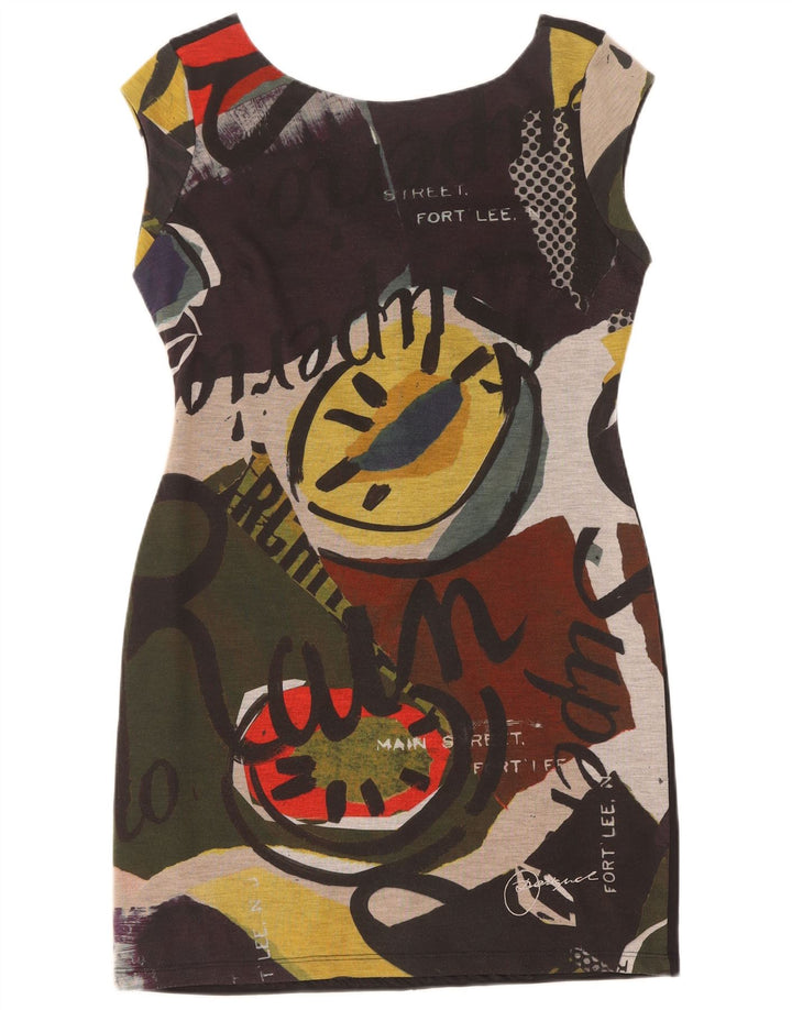 Rochie Desigual pentru femei, cu grafică, UK 14, mare, multicoloră