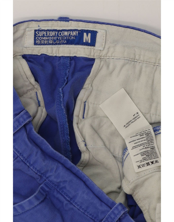 Pantaloni scurți chino pentru bărbați SUPERDRY Medium W32 Blue Bumbac