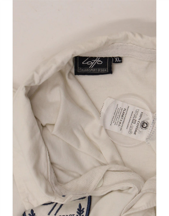 LOTTO Cămașă Polo pentru bărbați XL Bumbac cu dungi albe