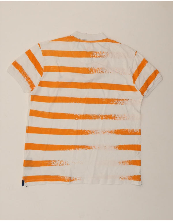 Cămașă polo HARMONT & BLAINE pentru bărbați, 3XL, bumbac cu dungi albe